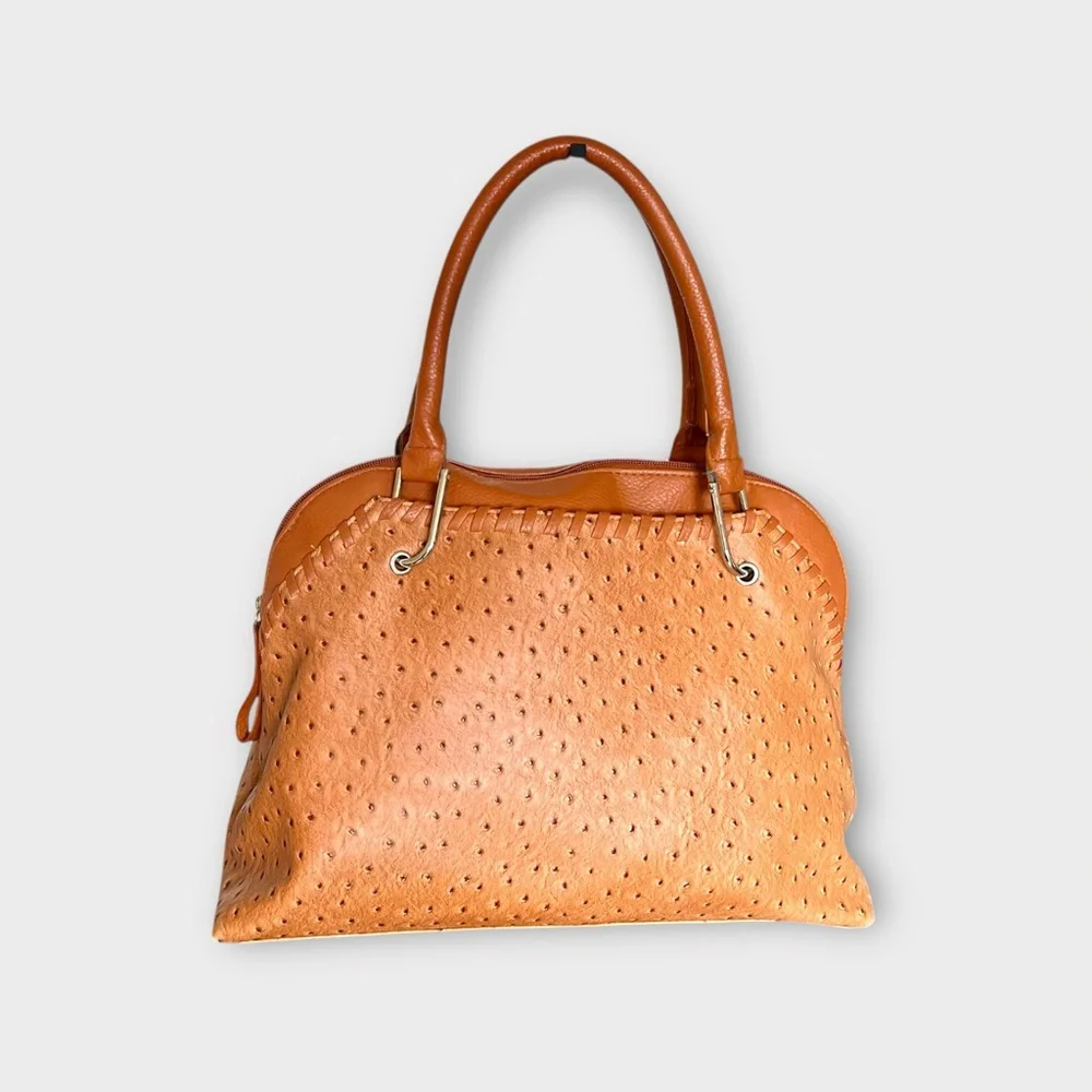 Cato Orange Satchel Bag